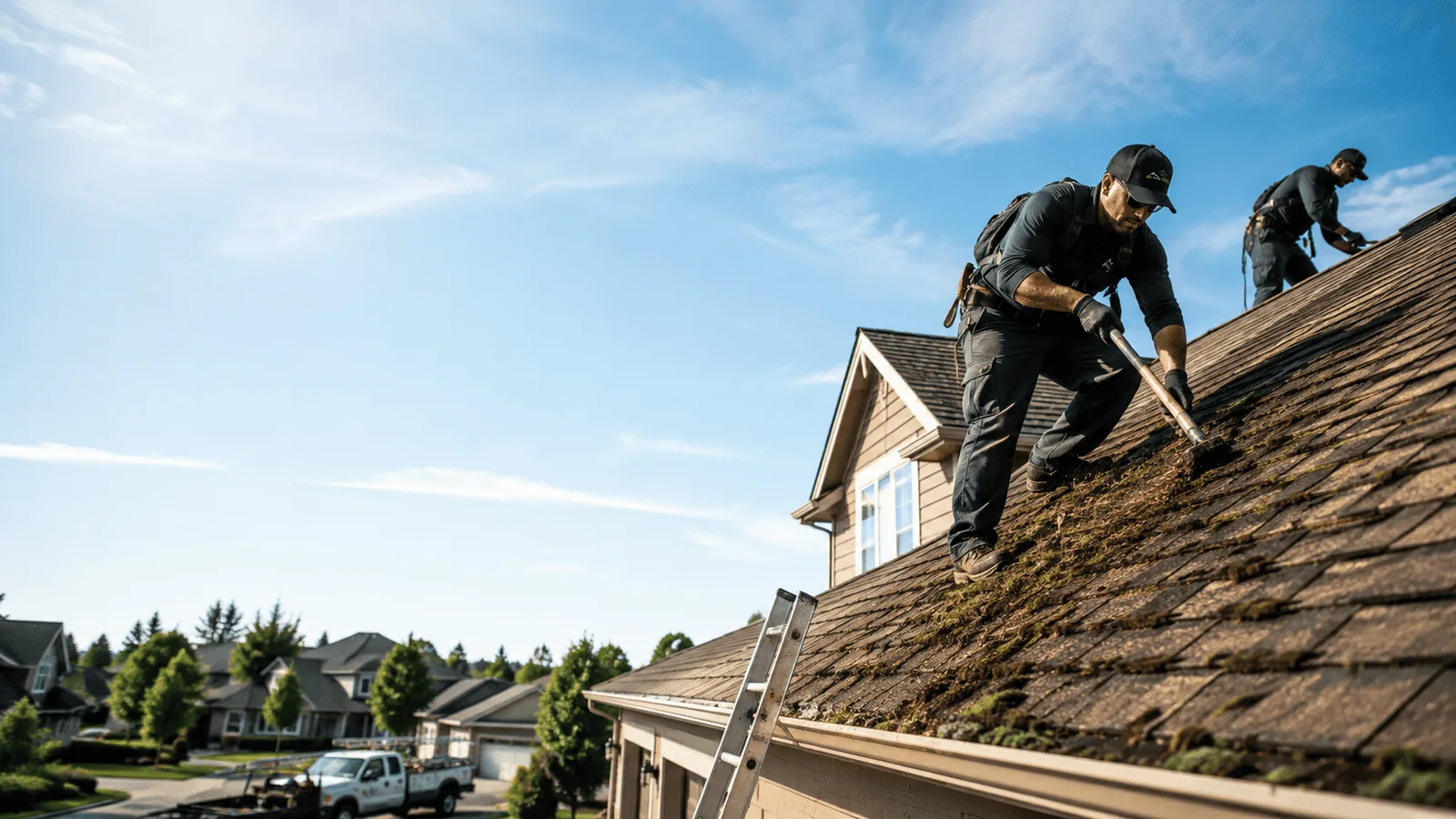 Roof Moss Removal in Dixon, IL near me